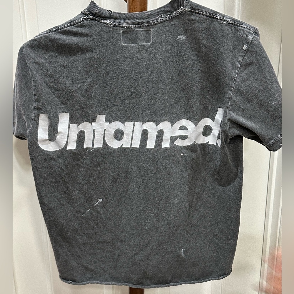 Untamed cropped grey t-shirt